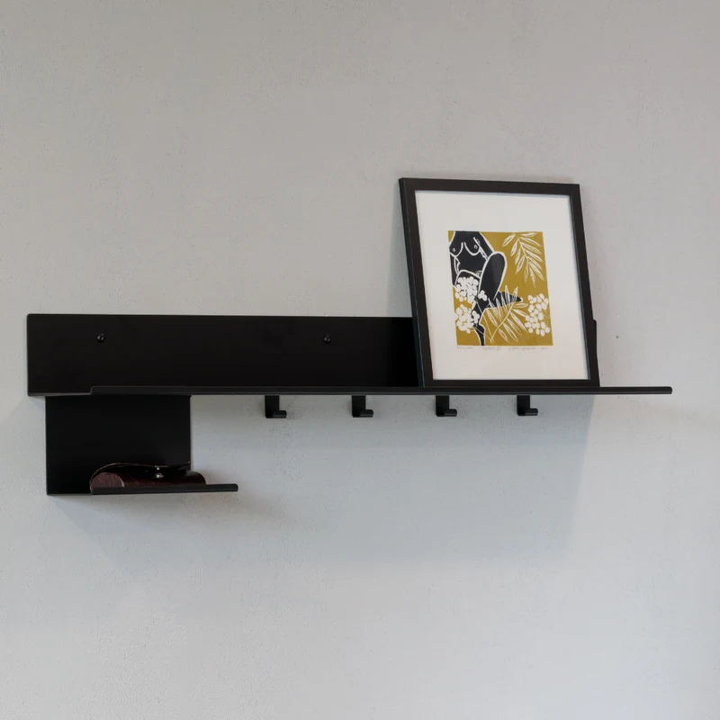 UPPSALA metal shelf with hangers