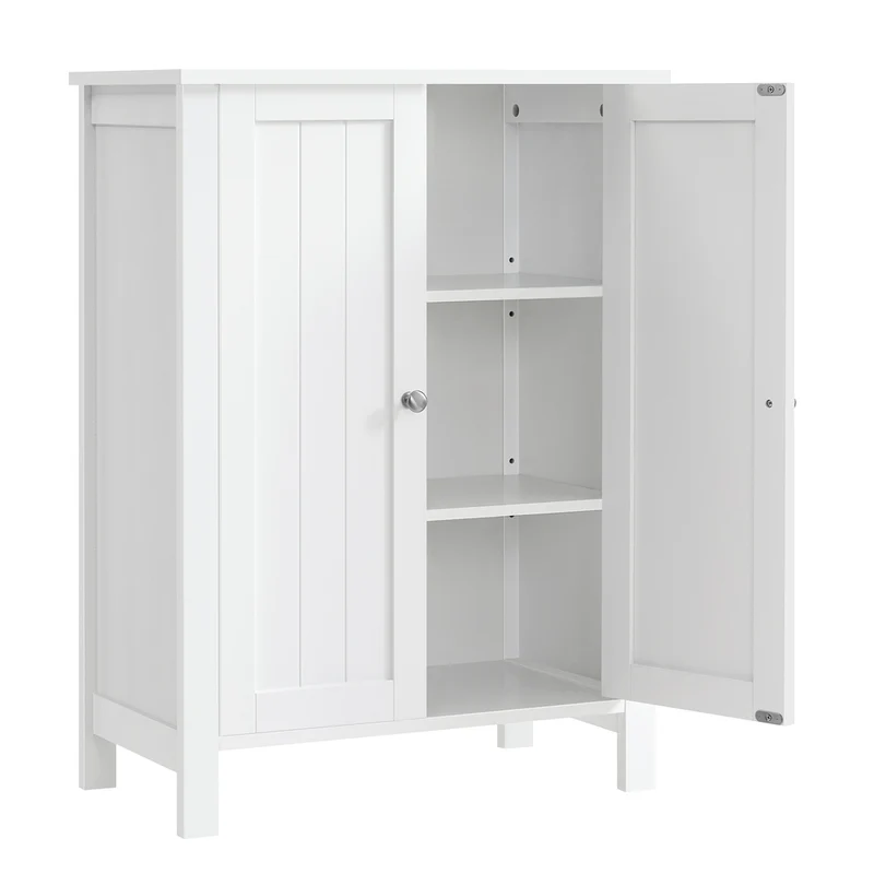 Badschrank mit 2 verstellbaren Ablagen