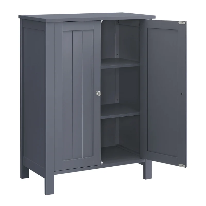 Badschrank mit 2 verstellbaren Ablagen