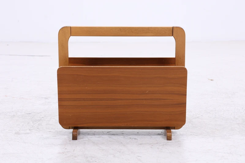 Vintage Nussbaum Zeitungsständer | Mid Century | 60er Jahre