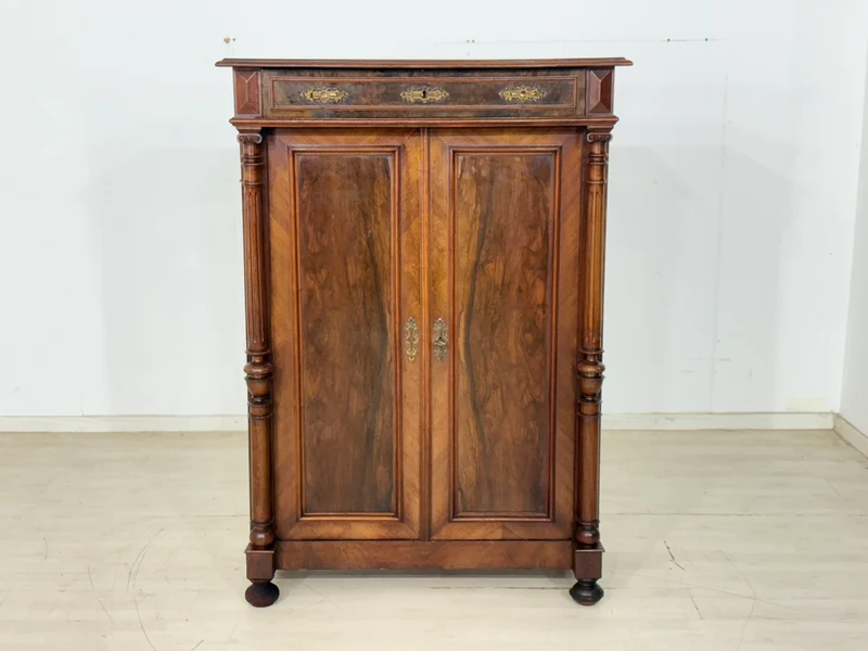 Antikes Gründerzeit Vertiko / Kommode / Schrank – um 1900