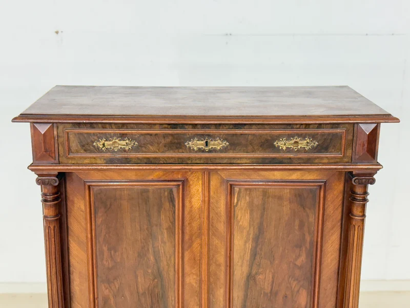 Antikes Gründerzeit Vertiko / Kommode / Schrank – um 1900