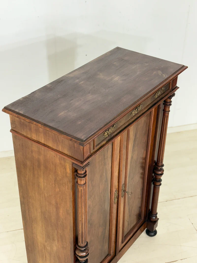 Antikes Gründerzeit Vertiko / Kommode / Schrank – um 1900
