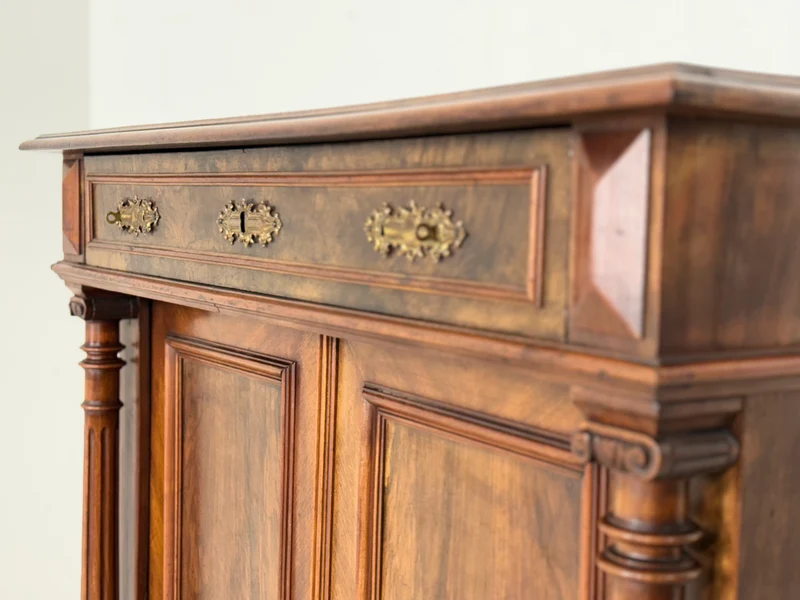 Antikes Gründerzeit Vertiko / Kommode / Schrank – um 1900
