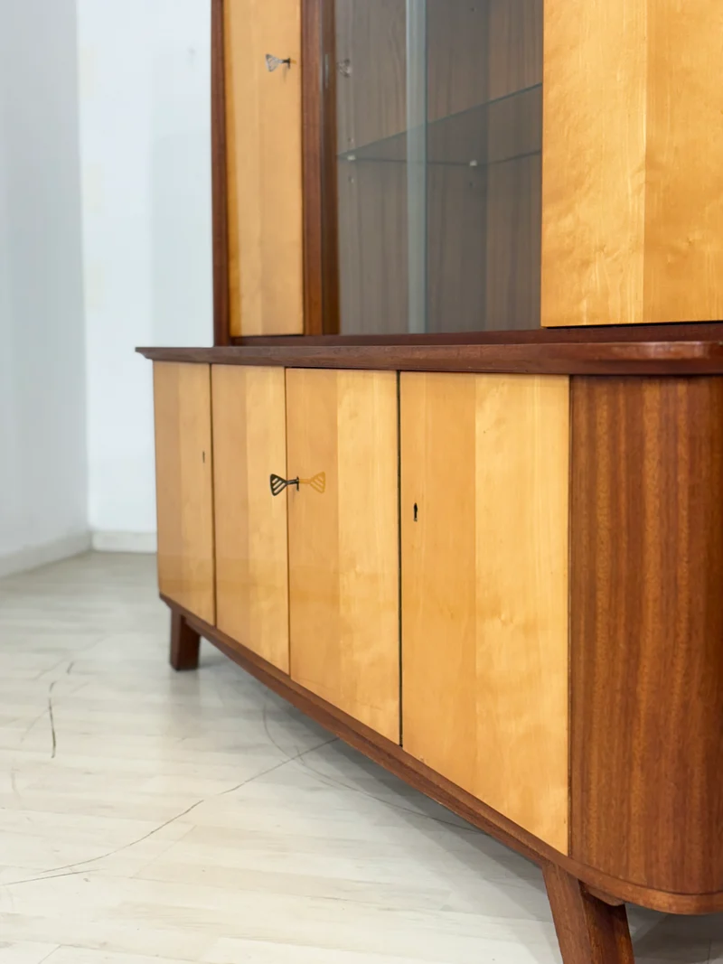 Schönes Vintage Highboard / Barschrank / Sideboard / Geschirrschrank