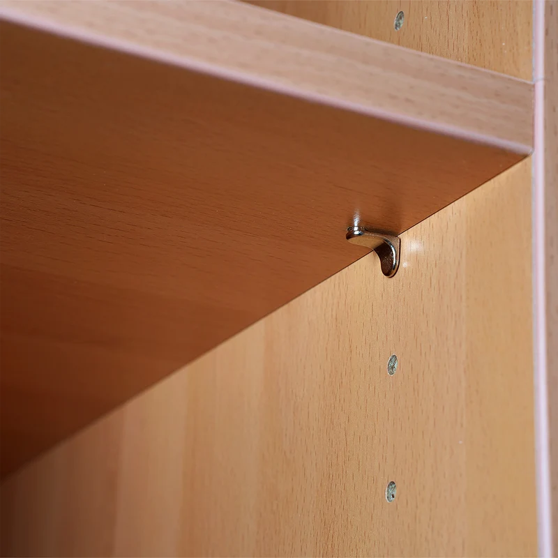 Kleider- & Wäscheschrank (1-Türe) | Komplett Holz (Buche)