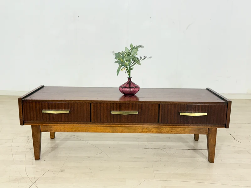 60er Jahre Lowboard Kommode Sideboard Wohnzimmerschrank Schrank Vintage