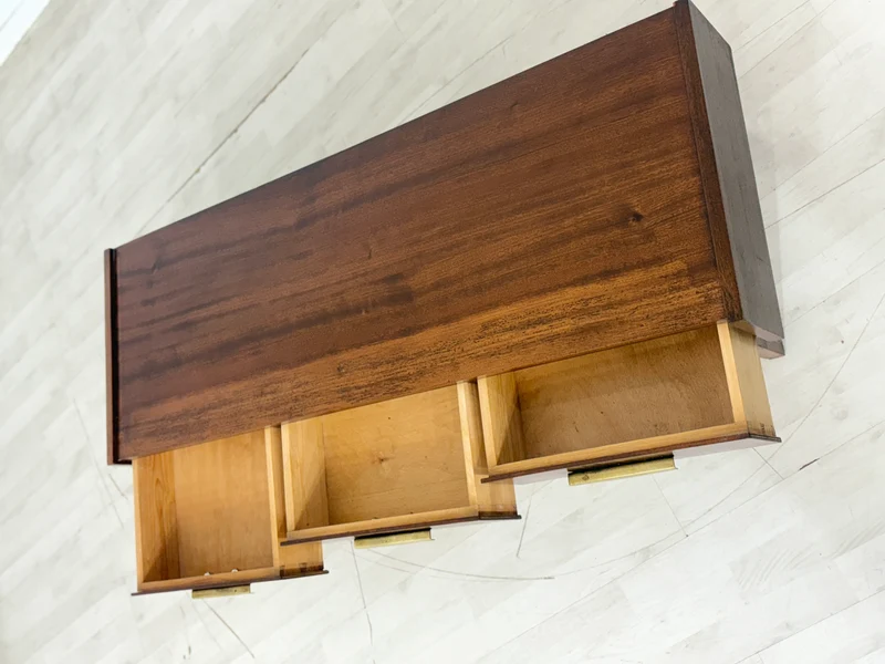 60er Jahre Lowboard Kommode Sideboard Wohnzimmerschrank Schrank Vintage