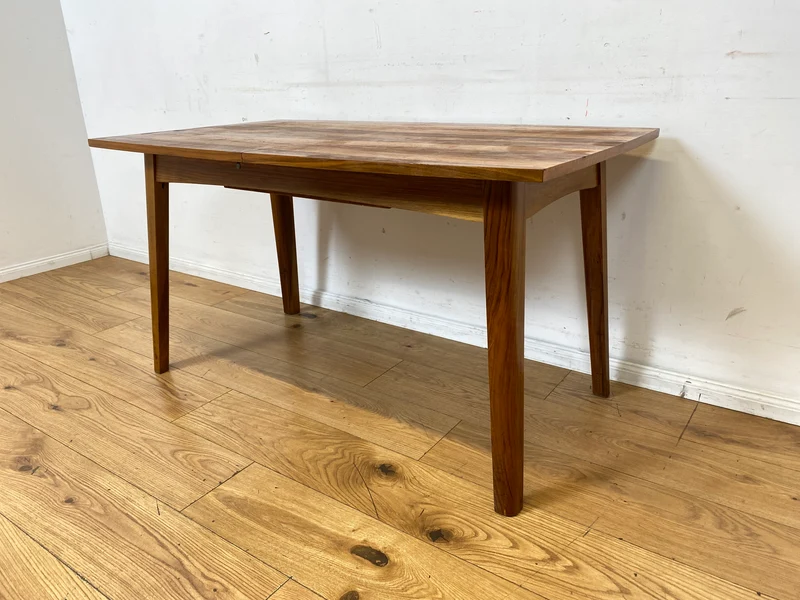 Formschöner ausziehbarer und höhenverstellbarer Mid-Century Multifunktionstisch in Palisander I Salontisch Esstisch Küchentisch Couchtisch Holztisch Vintage 50er 60er I