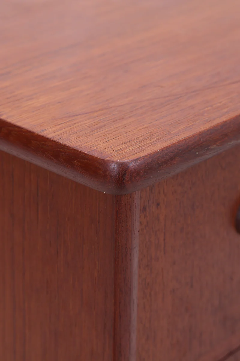 Vintage Teak Kommode | 6 Schubladen | Mid Century Tallboy | 60er Jahre