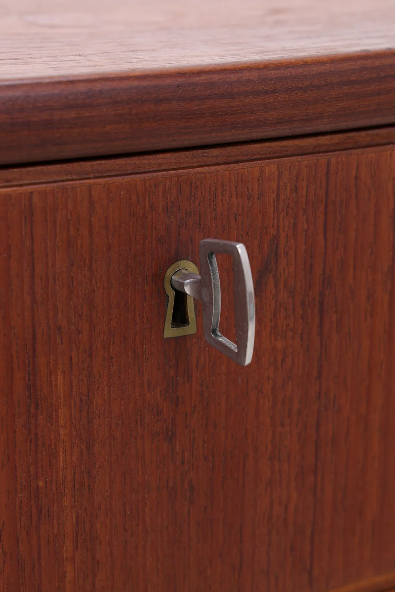 Vintage Teak Kommode | 6 Schubladen | Mid Century Tallboy | 60er Jahre