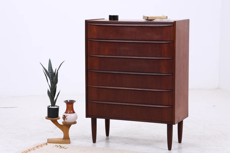 Vintage Teak Kommode | Mid Century Schubladenkommode | 60er Jahre