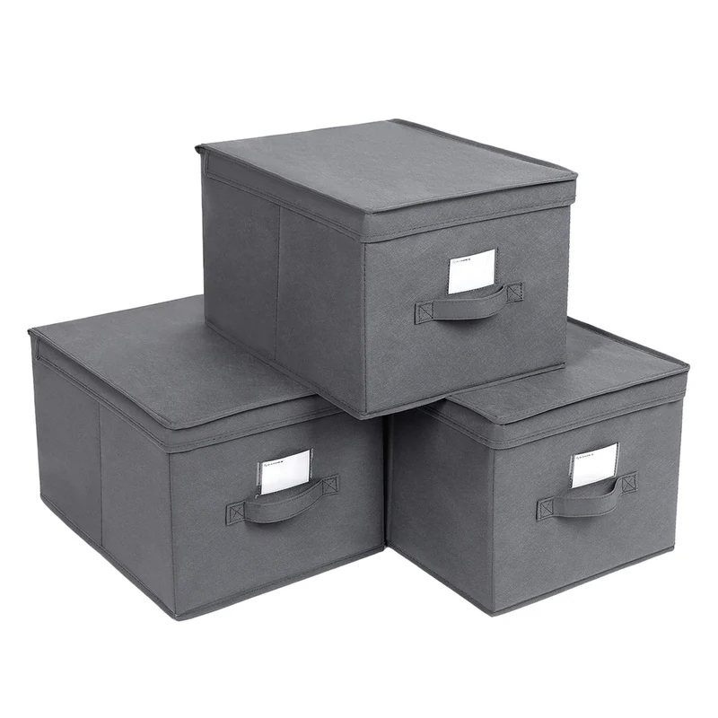 Faltbox mit Deckel, 3er-Set