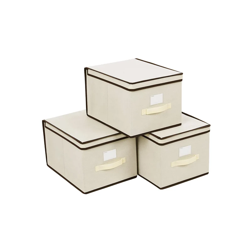 Faltbox mit Deckel, 3er-Set