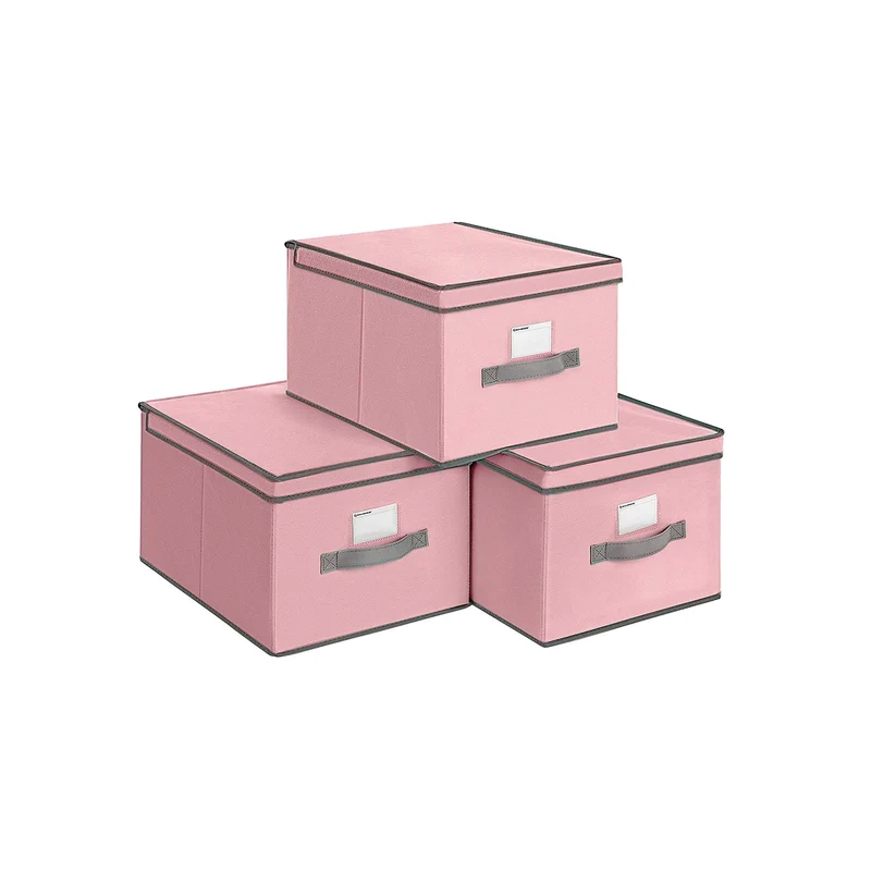 Faltbox mit Deckel, 3er-Set