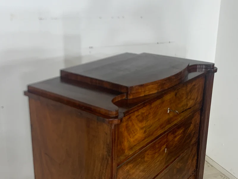 Hochwertiger Biedermeier Schrank Fächerschrank um 1880