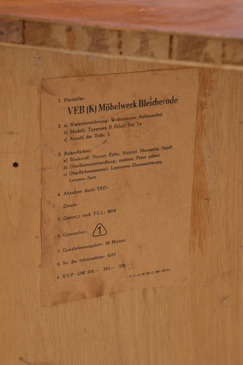 Vintage Eckkommode | Mid Century Eckschrank | 1960er Jahre