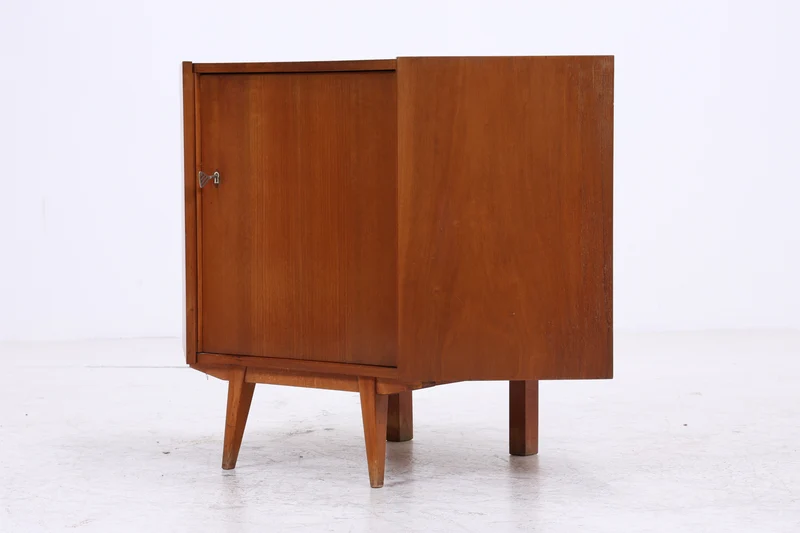 Vintage Eckkommode | Mid Century Eckschrank | 1960er Jahre