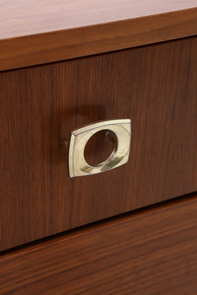 Vintage Schuhkommode | Mid Century Flurschrank | 60er Jahre