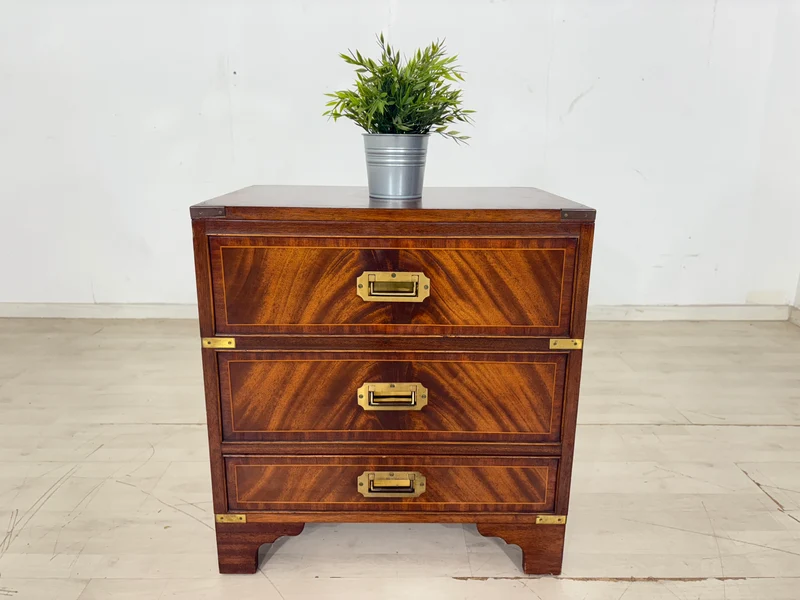 English Kolinalstil-Kommode / Barschrank / Anrichte-Mahagoni / Minibar