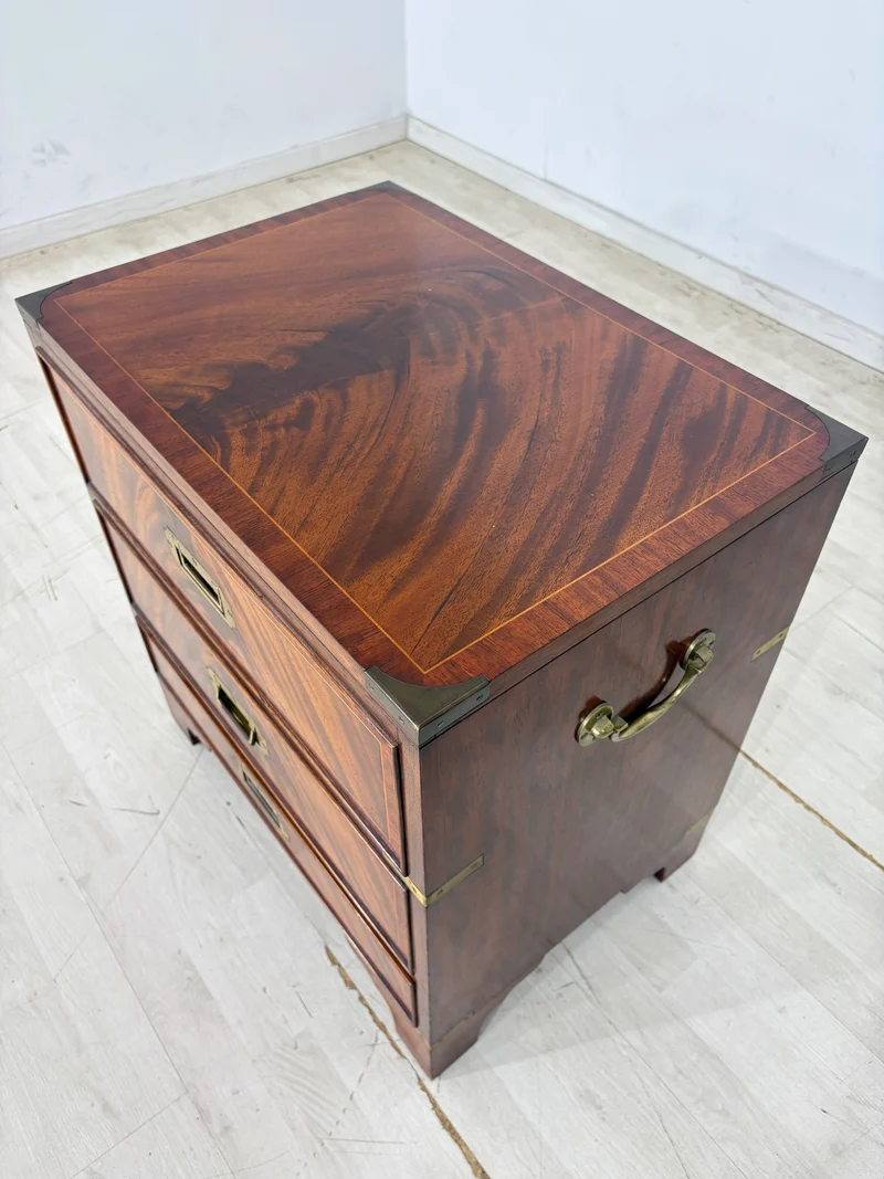 English Kolinalstil-Kommode / Barschrank / Anrichte-Mahagoni / Minibar