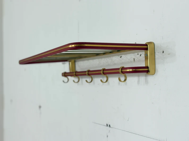 Mid-Century Design / stilvolle Wandgarderobe / 60er Jahre / Vintage-Kleiderständer