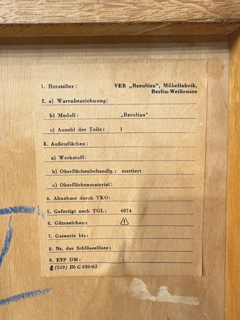 Mid-Century Eckschrank / Vintage Wohnzimmerschrank – 60er Jahre