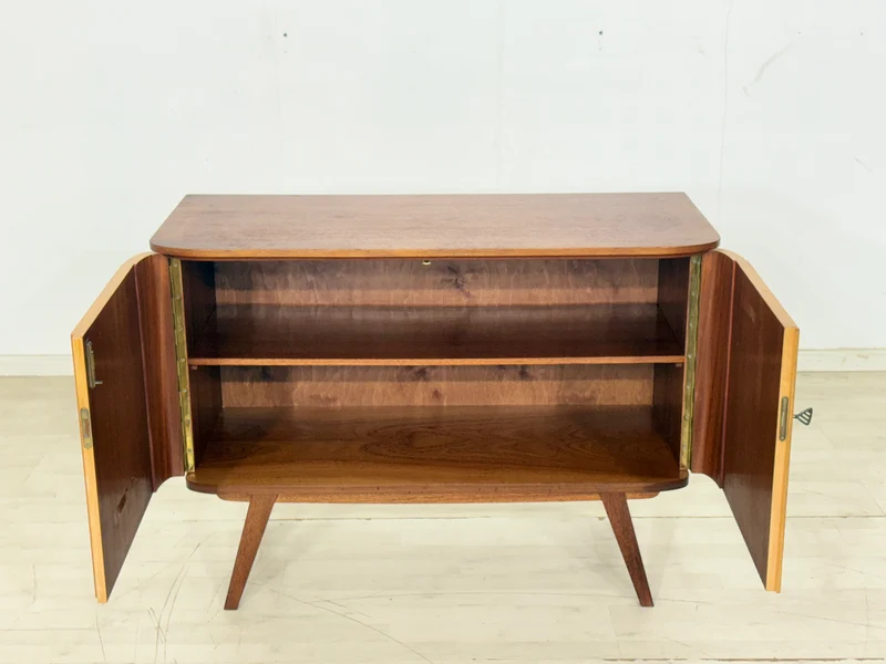 Mid-Century Kommode / Sideboard / Vintage Barschrank – 60er Jahre