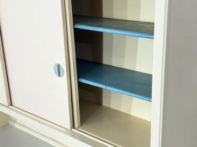 Vintage Küchenbuffet 50er/60er Jahre | Pastell-Design Küchenschrank| 2-teilig