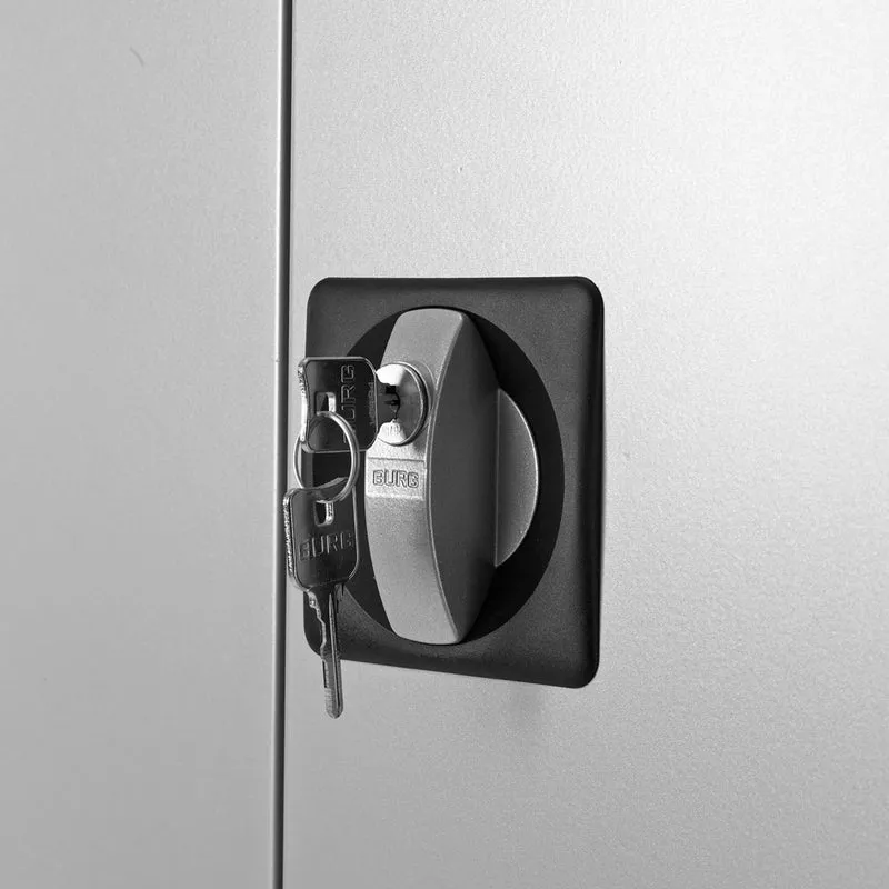Schwerlastschrank (150 kg) mit 2 Böden (1000 x 500 x 995 mm)