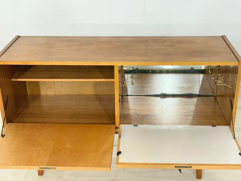 Mid-Century Kommode / Sideboard / Vintage Barschrank – 60er Jahre
