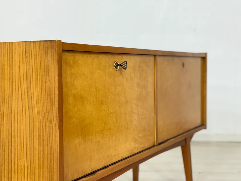 Mid-Century Kommode / Sideboard / Vintage Barschrank – 60er Jahre