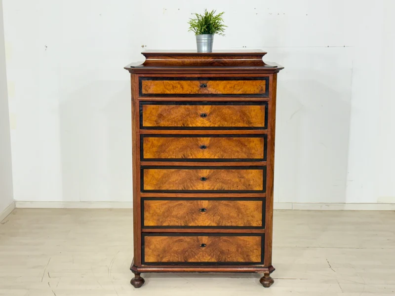 Sehr schöne Antike Chiffonnière Kommode / Waschkommode um 1900 Biedermeier Stil