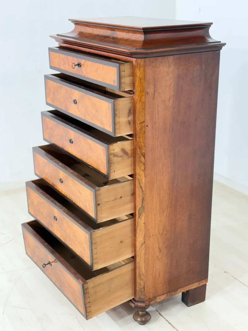 Sehr schöne Antike Chiffonnière Kommode / Waschkommode um 1900 Biedermeier Stil