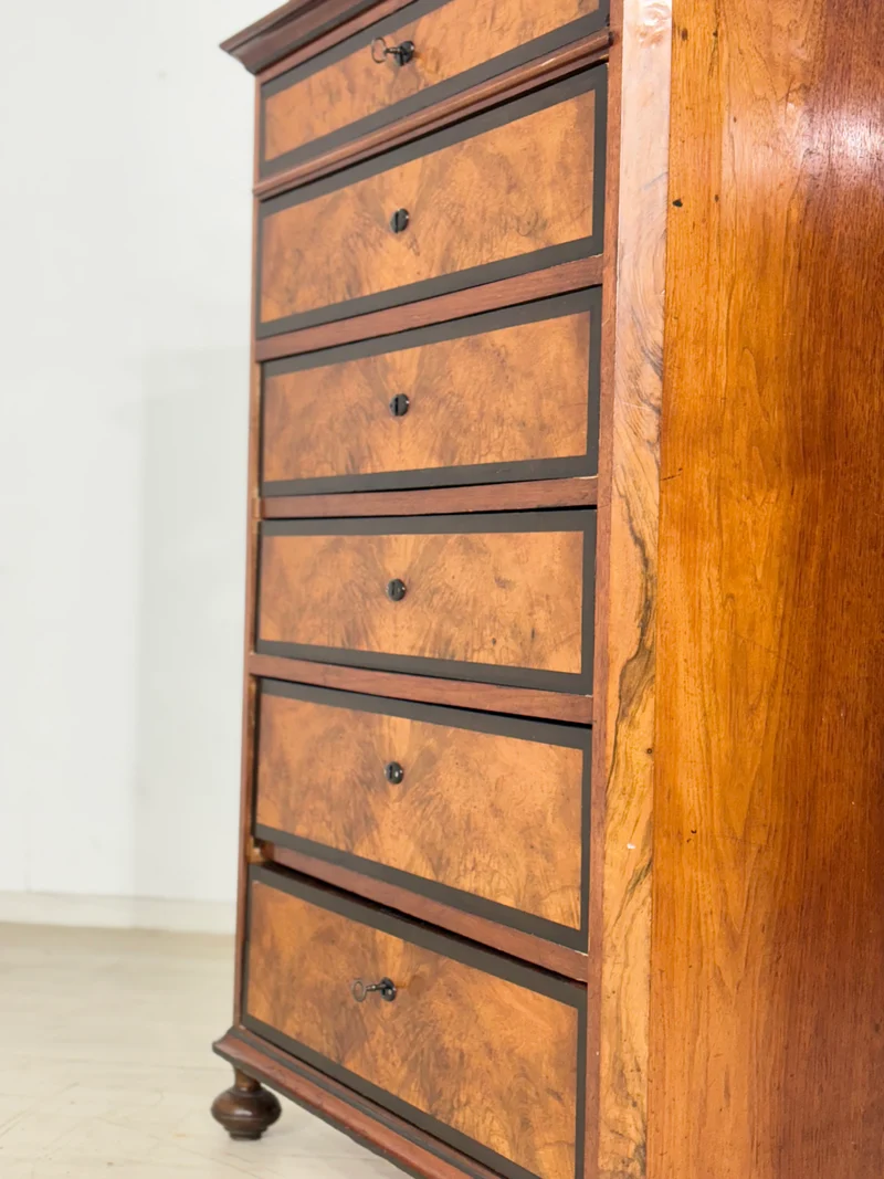 Sehr schöne Antike Chiffonnière Kommode / Waschkommode um 1900 Biedermeier Stil
