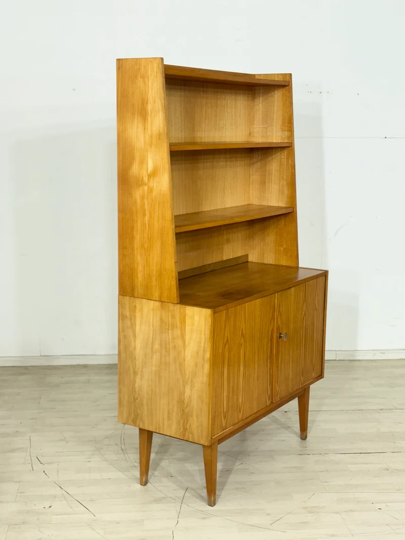 Vintage Hellerau Schrank / Mid Century Highboard / Kommode / Serie 602 Senesche