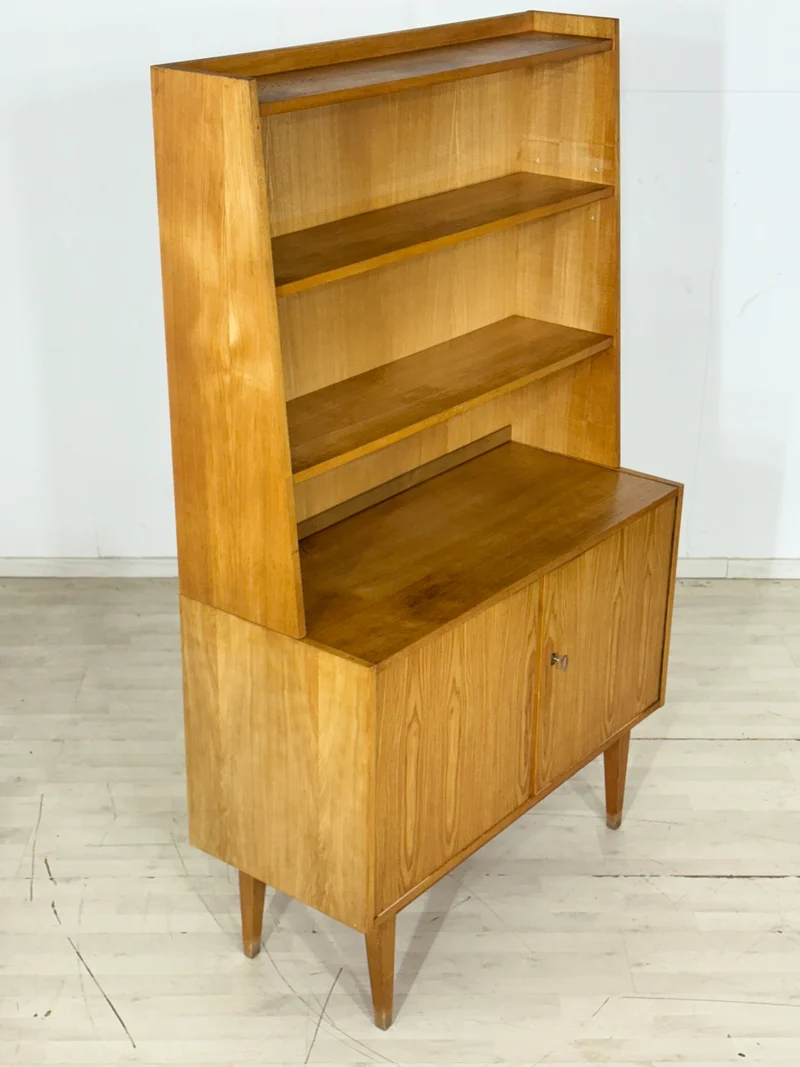 Vintage Hellerau Schrank / Mid Century Highboard / Kommode / Serie 602 Senesche