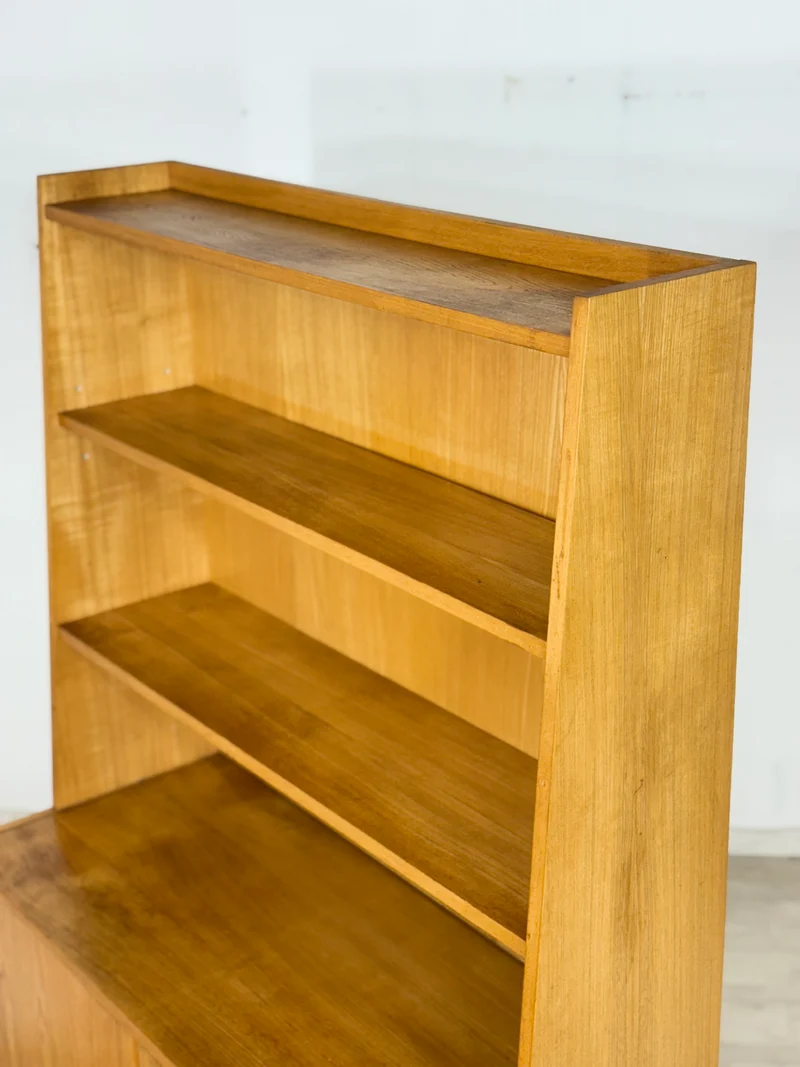 Vintage Hellerau Schrank / Mid Century Highboard / Kommode / Serie 602 Senesche