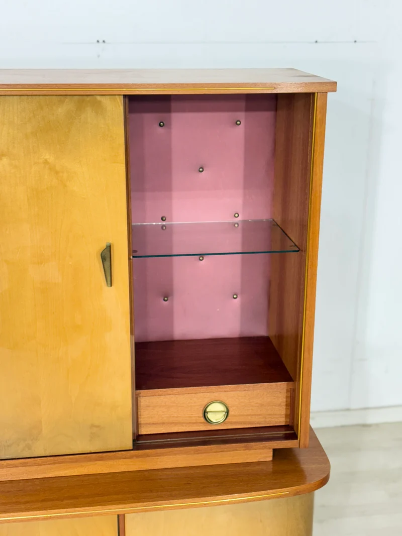 Wunderschönes Vintage Highboard / Barschrank / Sideboard / Geschirrschrank