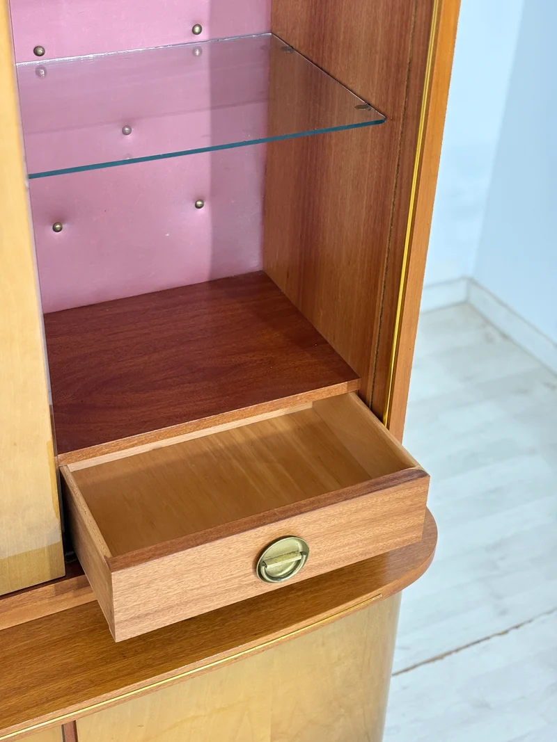 Wunderschönes Vintage Highboard / Barschrank / Sideboard / Geschirrschrank
