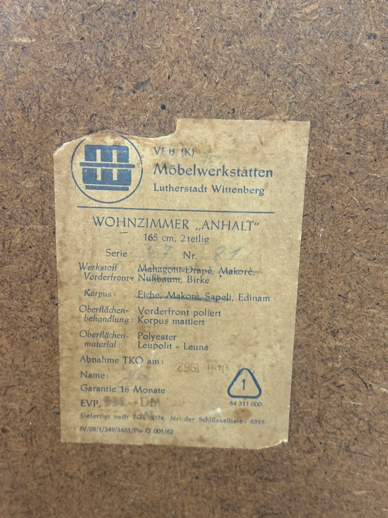 Wunderschönes Vintage Highboard / Barschrank / Sideboard / Geschirrschrank