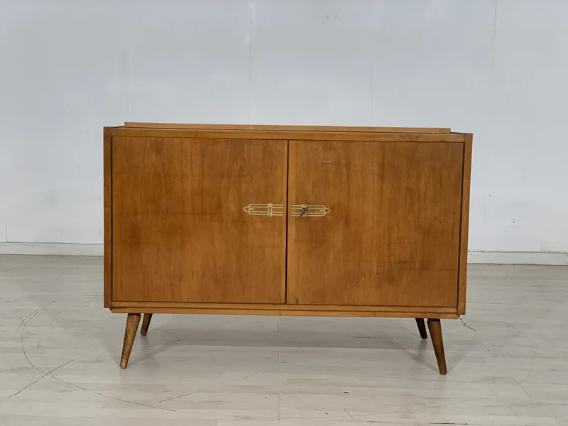 60er JAHRE MID CENTURY KOMMODE SIDEBOARD SCHRANK VINTAGE
