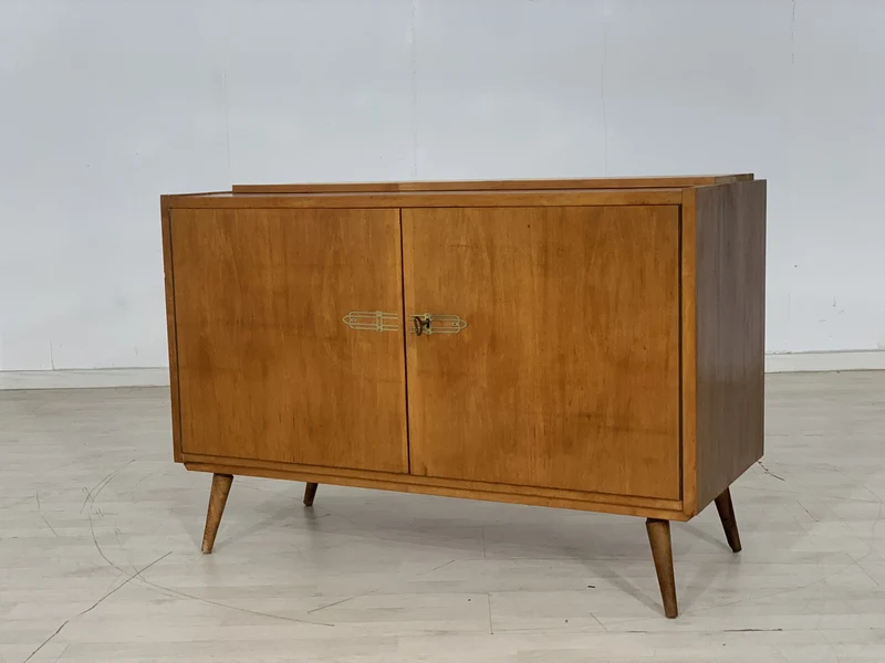 60er JAHRE MID CENTURY KOMMODE SIDEBOARD SCHRANK VINTAGE