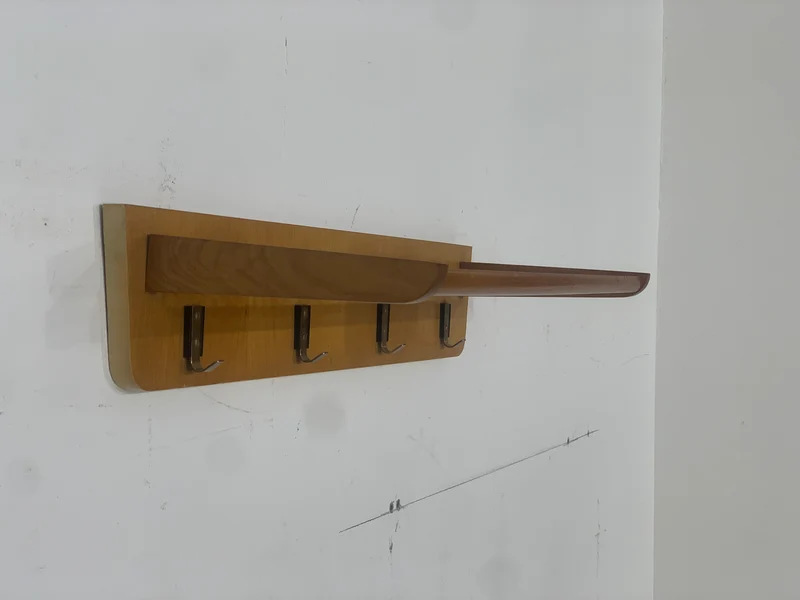 Mid Century Garderobe Garderobenanhänger Jackenständer Vintage