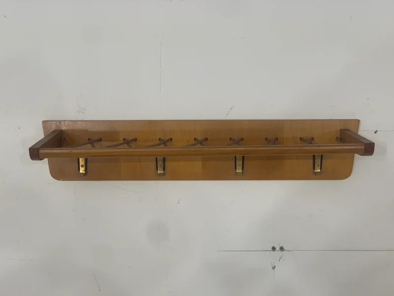 Mid Century Garderobe Garderobenanhänger Jackenständer Vintage