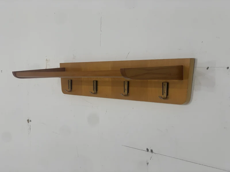 Mid Century Garderobe Garderobenanhänger Jackenständer Vintage