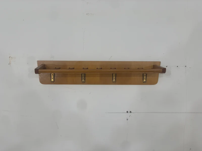 Mid Century Garderobe Garderobenanhänger Jackenständer Vintage