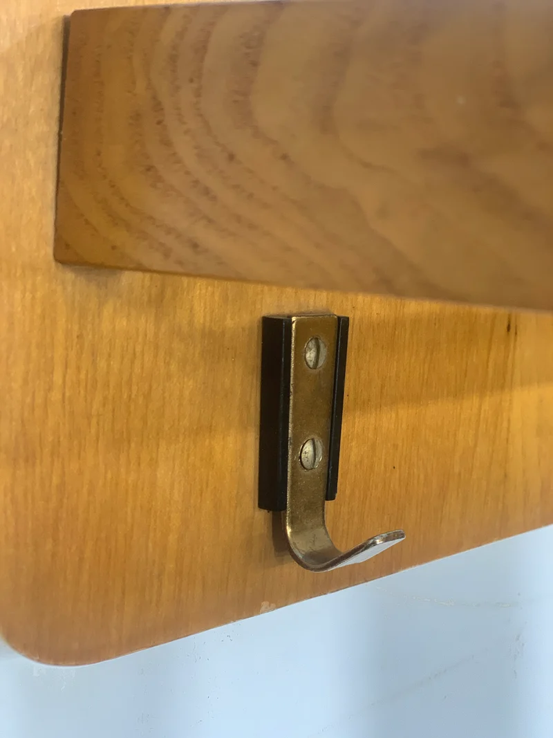 Mid Century Garderobe Garderobenanhänger Jackenständer Vintage