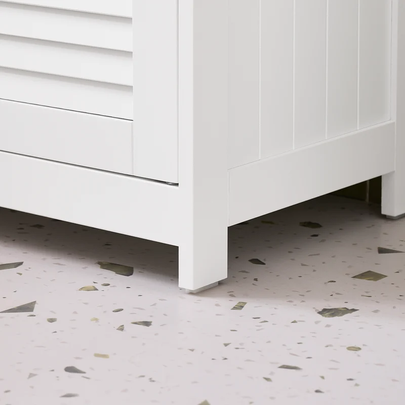 SoBuy | Waschbeckenunterschrank | Badschrank Unterschrank | Weißnatur | FRG237-WN