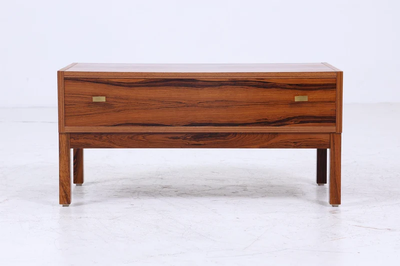 Vintage Schubladen Kommode | Mid Century Schubladen Schrank | Retro 60er Jahre Palisander Aufbewahrung